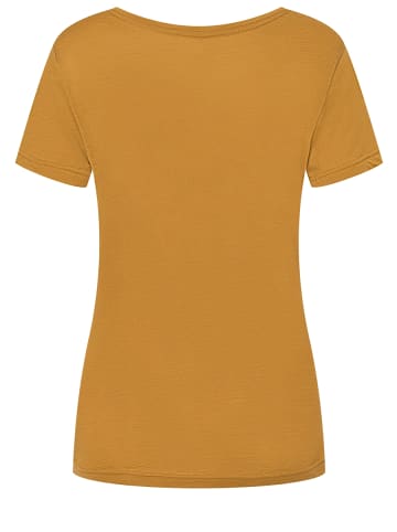 super.natural Merino T-Shirt in gelb