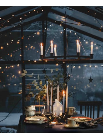 Seltmann Weiden Kuchenplatte Marieluise Weihnachtsnostalgie 34,5 x 15 cm in creme