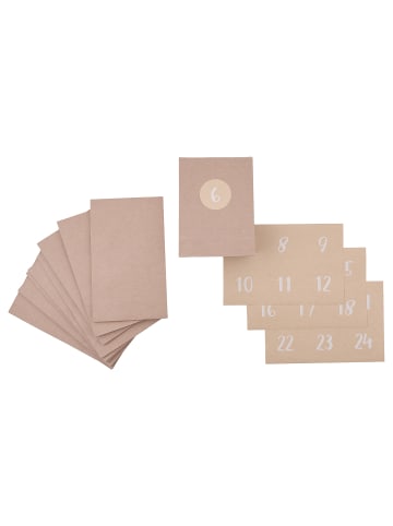 Butlers Adventstüten SURPRISE 24 in Beige