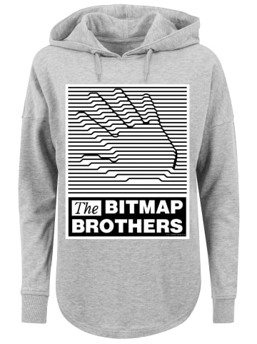 F4NT4STIC Oversized Hoodie Retro Gaming Bitmap Bros in grau