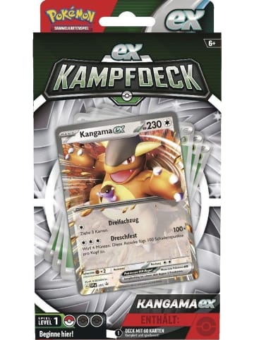 Pokémon Pokémon EX-Kampfdeck Quajutsu oder Kangama in Mehrfarbig ab 6 Jahre