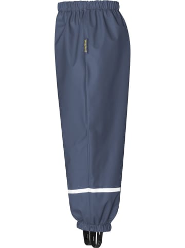 Playshoes Kinder Regenhose "Fleece-Halbhose" in Blau