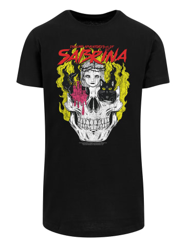 F4NT4STIC Long Cut T-Shirt Sabrina Adventures Of Sabrina Boys Skull in schwarz