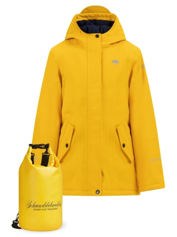 Schmuddelwedda Anorak + Tagesrucksack - Set in Dunkelgelb