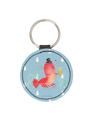 Mr. & Mrs. Panda Anhänger Hummer Weizen ohne Spruch in Blau Pastell