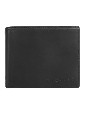 Bugatti Geldbörse PRIMO RFID echt Leder in schwarz
