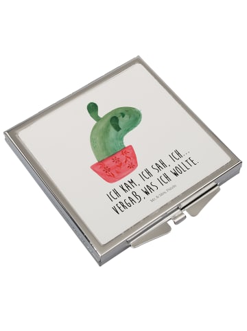 Mr. & Mrs. Panda Schminkspiegel Kaktus Mama mit Spruch in Weiß