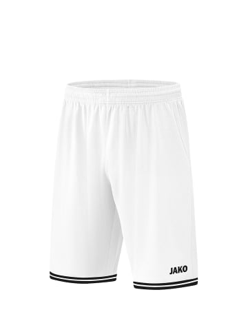 Jako Trainingsshorts Center 2.0 in weiß / schwarz