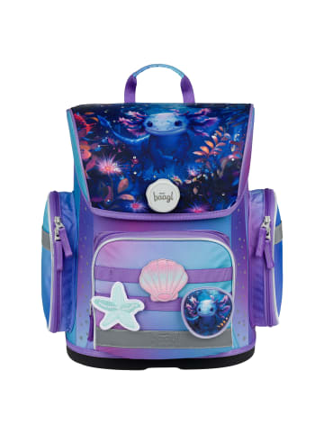 BAAGL Schulranzen Ergo in Violett Axolotl - 27x39x17cm
