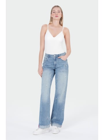 M.O.D Nicola Wide Leg Embroidery Allover
