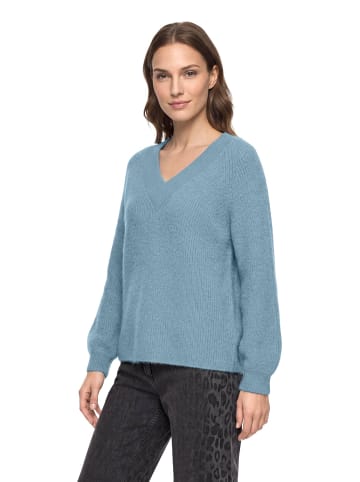 Betty Barclay Strickpullover mit Lurexfaden in rauchblau