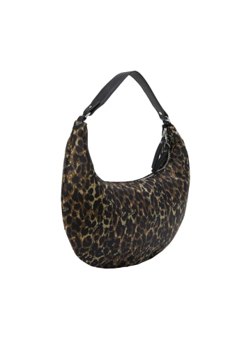 faina Women Shoulder Bag in Dark Brown Leo