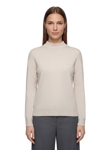 Betty Barclay Basic-Strickpullover mit Stehkragen in beige