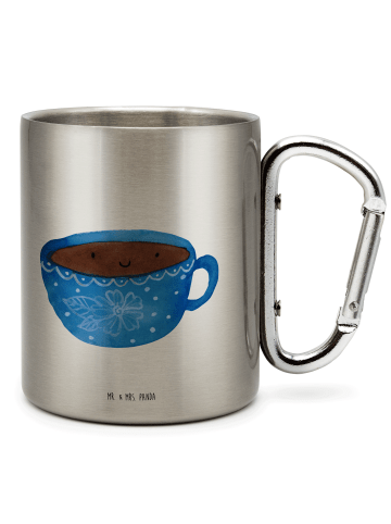 Mr. & Mrs. Panda Thermobecher Kaffee Tasse ohne Spruch in Silber