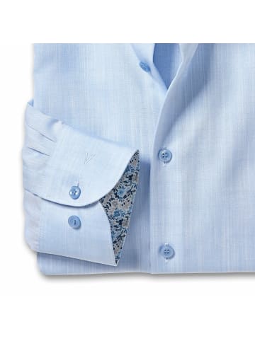 MARVELIS Langarm Business Hemd für Herren in blau