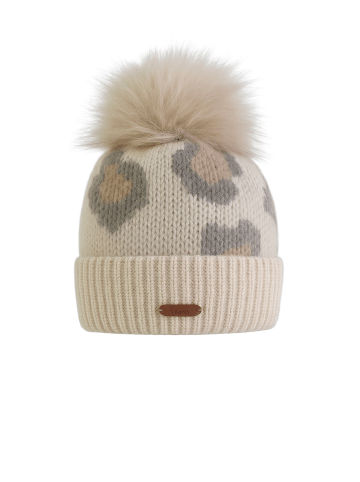 Faera Weiche und warme Wintermütze für stilvolle Looks in der Kälte. in Braun