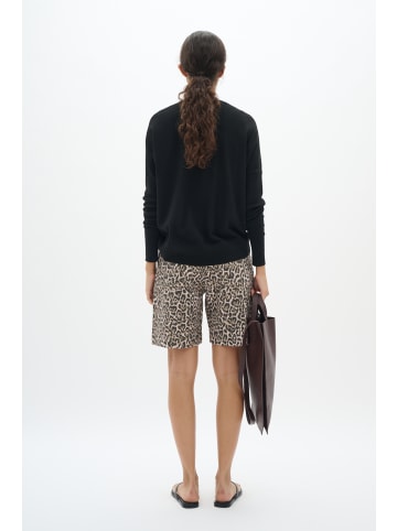 InWear Shorts DabneyIW Gerade Passform in Classic Leopard