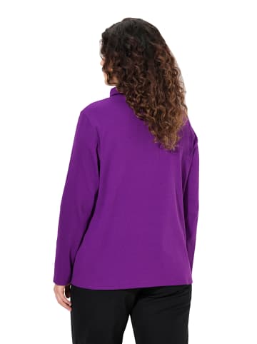 Ulla Popken Shirt in dunkles violett
