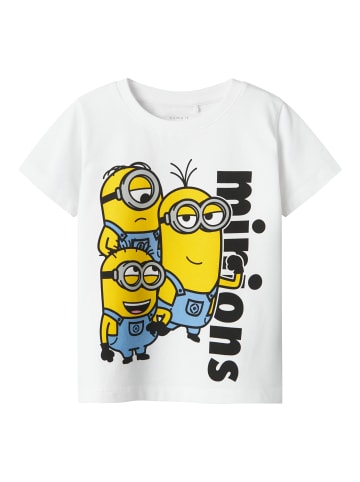 name it Name It T-Shirt mit Minions Print in Weiß