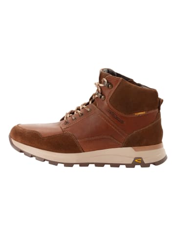 Camel Active DENALI Trekking Boot aus echtem Leder in Cognac