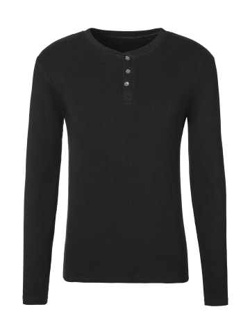 H.I.S Langarmshirt in schwarz