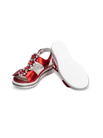 VITAFORM Softnappaleder Sandalen in brilliantrot