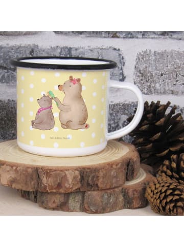 Mr. & Mrs. Panda Teetasse Bär Kind ohne Spruch in Gelb Pastell