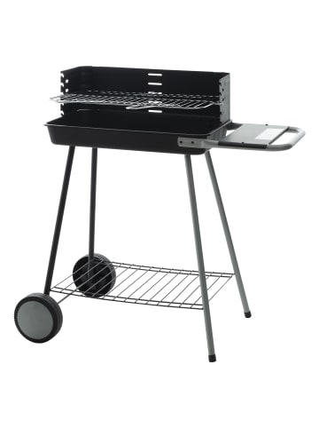 Intex Grill rechteckig auf Rollen KARMILA in Schwarz, (B) 45 x (H) 84,5 x (L) 79,5 cm