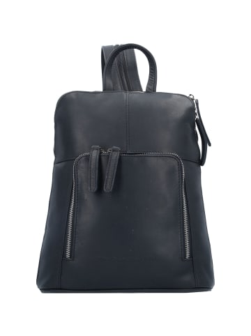 The Chesterfield Brand Vivian City Rucksack Leder 28 cm in schwarz
