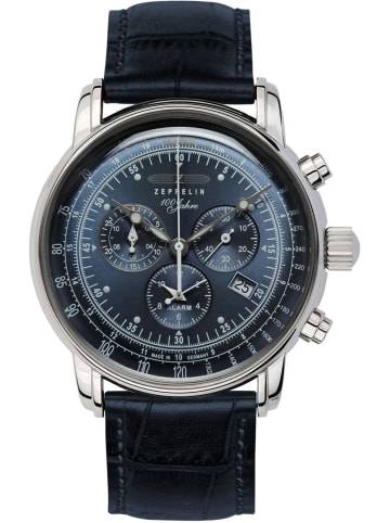 Zeppelin Uhr in Blau