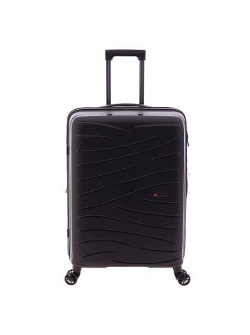 Gladiator 1700 4 Rollen Trolley 68 cm mit Dehnfalte black