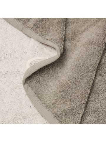 Sansibar 2er-Set: Duschtuch Frottier-Serie "Doubleface" in Taupe/Sand