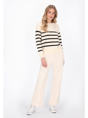 DreiMaster Maritim Women Sweater in offwhite black