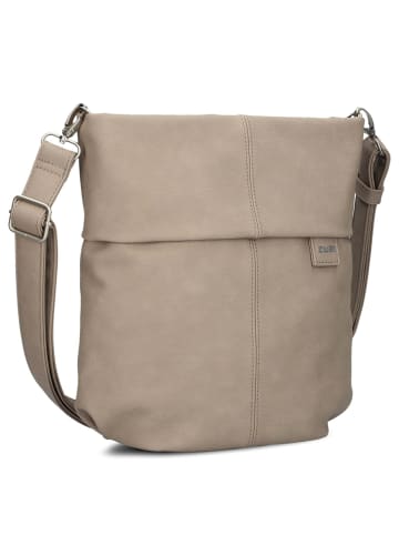 Zwei Mademoiselle M90 - Umhängetasche 28 cm (cord-polar) in nubuk-cappuccino