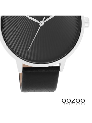 Oozoo Armbanduhr Oozoo Timepieces schwarz groß (ca. 42mm)