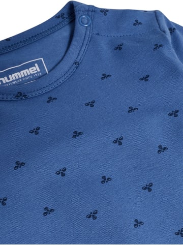 Hummel Outdoor Overall "Mini Bee Aop Body Longsleeve" in Blau