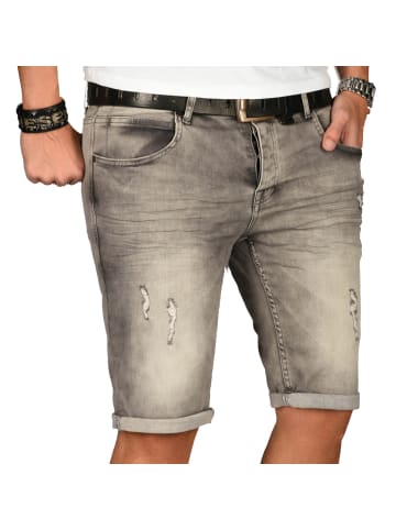 Alessandro Salvarini Salvarini-Shorts-Multi2 in Grau