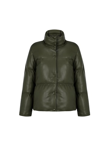 Freshlions Kunstlederjacke Olena in Khaki