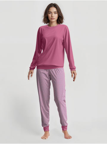 Calida Pyjama in red violet