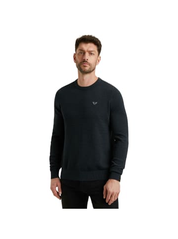 PME Legend Pullover R-NECK COTTON MODAL in Blau