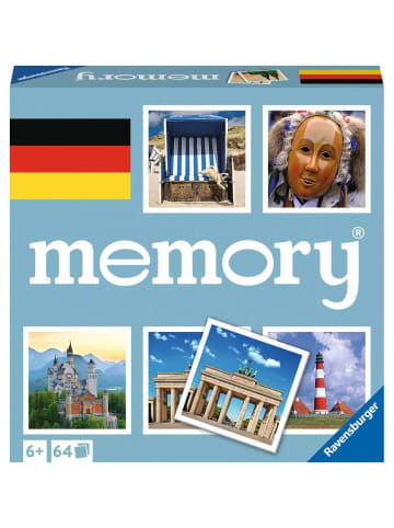 Ravensburger Merkspiel memory® Deutschland - Gesellschaftsspiel & Brettspiel ab 6 Jahre 6-99 Jahre in bunt
