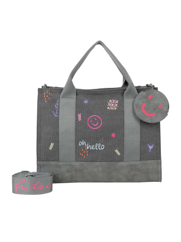 Fritzi aus Preußen Shopper Tote Bag Limited Embro Fun in Anthra