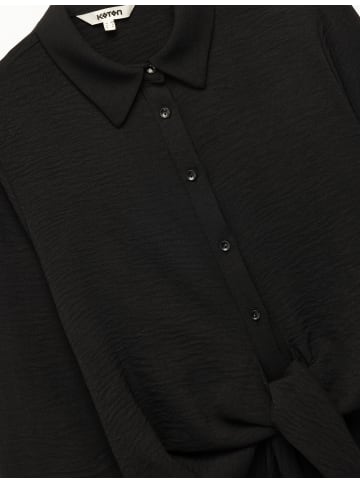 KOTON SHIRTS LS in Schwarz