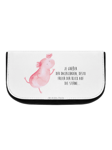 Mr. & Mrs. Panda NeZeichenssaire Axolotl Tanzen mit Spruch in Weiß