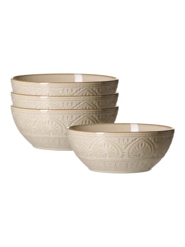 Ritzenhoff & Breker 4er Set Speiseteller Omara ø 23 cm in beige