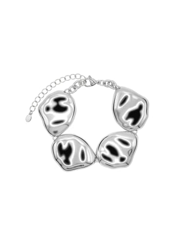 Steel_Art Gliederarmband Damen Clarice silberfarben poliert in silberfarben poliert