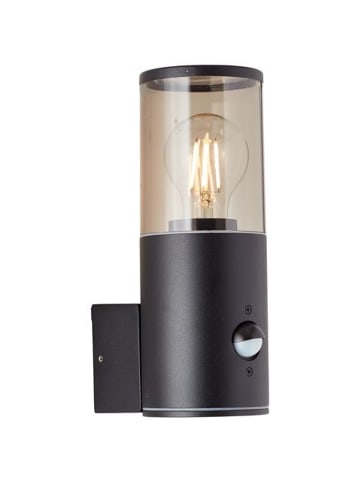 Brilliant Sergioro Außenwandleuchte Bewegungsmelder in schwarz matt