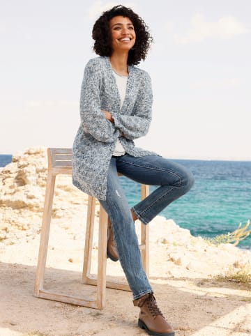 Heine Strickjacke in bleu-gemustert