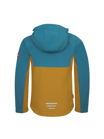 Trollkids Softshelljacke Kristiansand in stormy blue