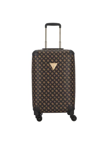 Guess Wilder 4 Rollen Trolley 64 cm mit Dehnfalte in brown